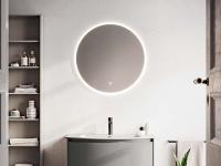 Зеркало Ø60 см Berloni Bagno Four Seasons FSN 0600 D L с LED подсветкой и сенсорным выключателем