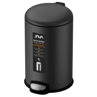 Мусорное ведро Java S-885-5Q 5 л, с микролифтом, цвет графит матовый