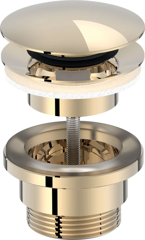 Донный клапан Jacob Delafon E30536-BGG клик клак, золото