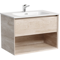 Тумба под раковину Sancos Marmi 1.0 MR1.070EG 69 см, подвесная, дуб галифакс