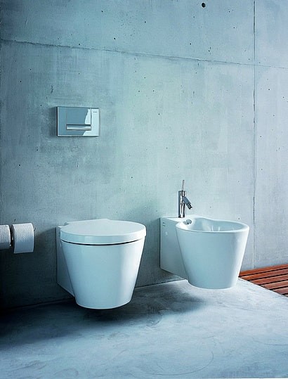 биде подвесное duravit starck 1 02741500001-wg антигрязевое покрытие