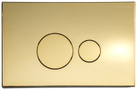 Кнопка смыва Boheme 668-G для инсталляции, золотой