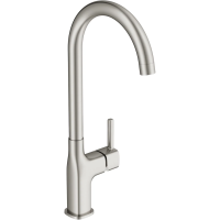 Смеситель для кухни Cersanit Elio A68260 сатин