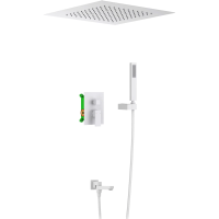 Душевой комплект Timo Selene SX-2039/16SM 400 мм, со смесителем, белый матовый