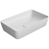 Раковина GSI Nubes 903609 накладная, 60x38 см, Bianco opaco (Белый матовый)