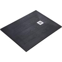 Душевой поддон из искусственного камня WasserKRAFT Dill 120x80 61T06 цвет черный матовый