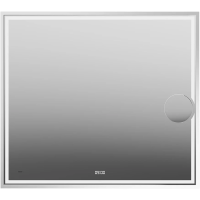 Зеркало Kerama Marazzi Tecno 90 TE.mi.90.1 с подсветкой с бесконтактным выключателем с увеличительным зеркалом с подогревом и часами