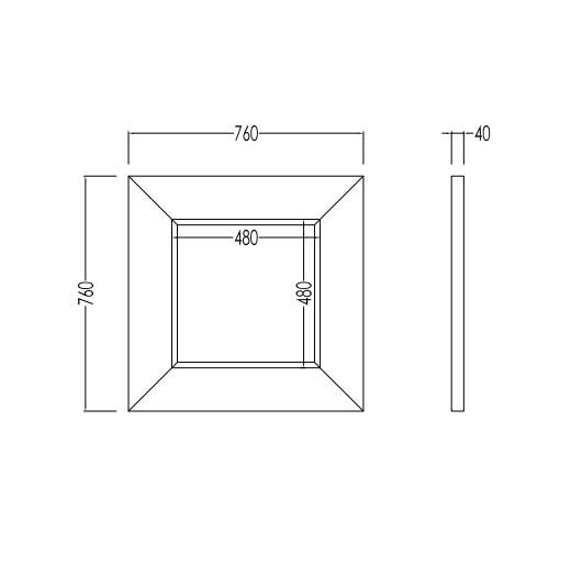 зеркало для ванной devon&devon morgan shining 
 flshmorgan
