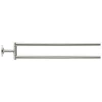 Duravit Starck T Полотенцедержатель двойной, настенный 465мм, цвет: Stainless steel Brushed