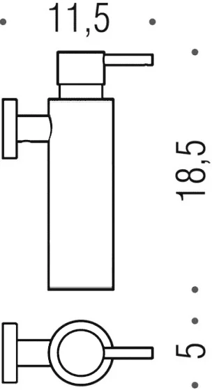 Дозатор для мыла Colombo Design Plus W4981.BM белый матовый