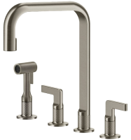 Смеситель для кухни Gessi INCISO 
 58703#149 FINOX BRUSHED NICKEL
