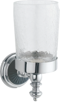 Стакан для зубных щеток Boheme Vogue Nero 10184 Хром