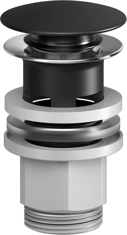 Донный клапан AM.PM F0700P22 клик клак, черный матовый