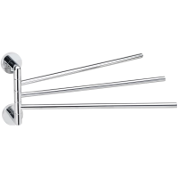 Полотенцедержатель Bemeta Obla 165204112 44,5 см, поворотный, тройной, хром