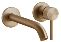 Смеситель для раковины Gessi 316 54386#726 Warm Bronze Brushed PVD