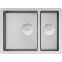 Кухонная мойка Paulmark Next PM225844-BS 58x44 см, нержавеющая сталь