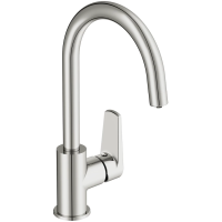 Смеситель для кухни Cersanit Moduo A64839 с подключением к фильтру, хром