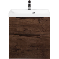 Тумба под раковину BelBagno Marino 60 MARINO-H60-600-2C-SO-RW-P подвесная Rovere Moro