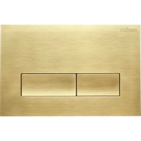 Кнопка для инсталляции Cezares Slider SLIDER-BTN-BORO для инсталляции, золотой матовый