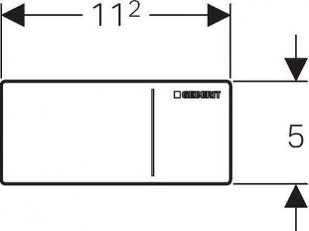 кнопка для инсталяции geberit sigma 70 115.630.sq.1 амбер