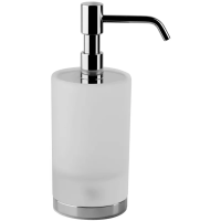 Дозатор для жидкого мыла Gessi Emporio 38839#031 настольный, сатинированное стекло, цвет хром