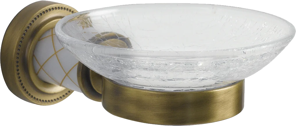 Мыльница Boheme Murano 10903-W-BR бронза