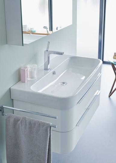 тумба под раковину duravit happy d 2 h2636402222 подвесная белая