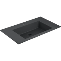 Раковина Vincea VCB-13800B 80х48 см, цвет черный