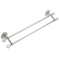 Полотенцедержатель Migliore Amerida 16588 двойной, цвет хром с кристаллами Swarovski