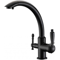 Смеситель для кухни ZorG Sanitary ZR 314 YF-33 BLACK