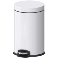 Ведро для мусора WeltWasser Erfie WT 12L педальное 10000000902 Белое