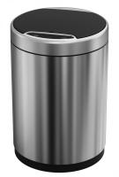 Мусорное ведро Weltwasser WW Kidy MT 9L сенсорное, хром матовый/черный