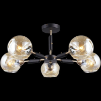 Потолочная люстра Illumico IL9474-5CSQ-79 BK AB
