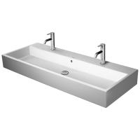 Duravit Vero Air Раковина 120 cm, с переливом, с площадкой, с 2 отв. под смеситель, на столешницу, белая