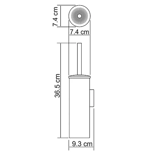 Ёршик для унитаза Wasserkraft Kammel 1087W white