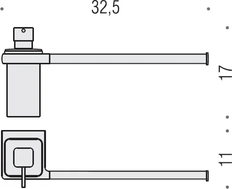 Дозатор для мыла Colombo Design Lulu B6274 хром