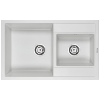 Кухонная мойка Paulmark Tandem белый PM238250-WH