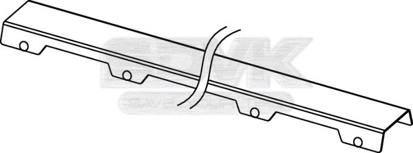решетка tece tecedrainline "steel ii" 601283: прямая, нержавеющая сталь, 120 см, сатин