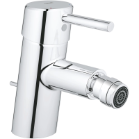 Смеситель Grohe Concetto 32208001 для биде, с донным клапаном, хром