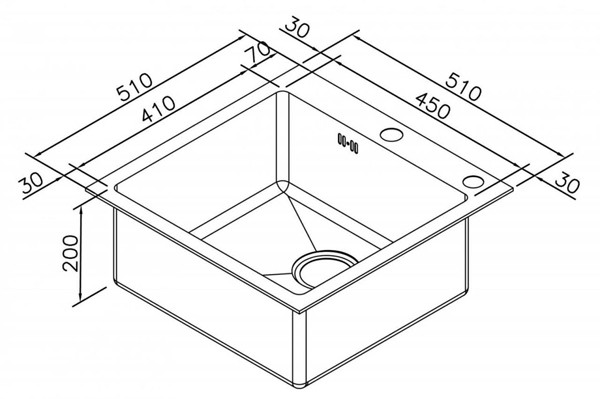 кухонная мойка zorg inox x x-5151