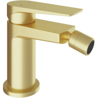 Смеситель Aqueduto Linha LIN0550 для биде, без донного клапана, золотой матовый