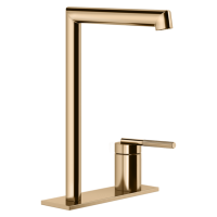 Смеситель для раковины Gessi INGRANAGGIO 
 63516#735 Warm Bronze PVD