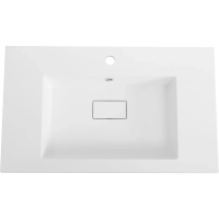Раковина Cezares Slider CZR-800/480-LV-MR-PRS 80x48 см, накладная, белый