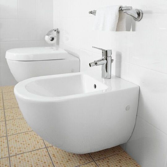 биде подвесное villeroy & boch subway 2.0 540000r1 alpin, сeramicplus