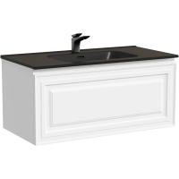 Тумба под раковину Sancos Very VR90W 89 см, подвесная, белый матовый