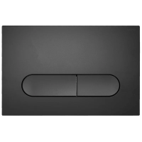 Кнопка смыва для инсталляции AZARIO NEW AZ-004 для унитаза, пластик, цвет матовый черный