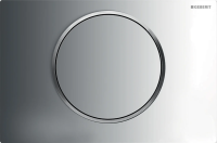 Кнопка смыва Geberit Sigma 10 115.758.KH.5 цвет хром / матовый цвет хром / цвет хром
