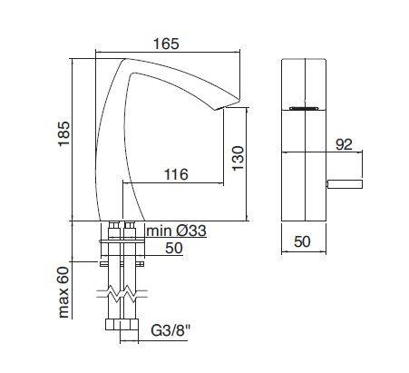 смеситель для раковины treemme arche it0211ccahzz цвет хром