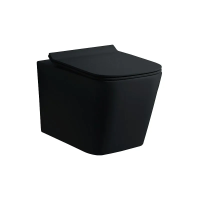 Унитаз Nemo 883-2YB подвесной, смыв торнадо, крышка микролифт, matt black