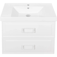 Тумба белый матовый 77,6 см La Fenice Cubo Twin FNC-01-CUB-B-80-2